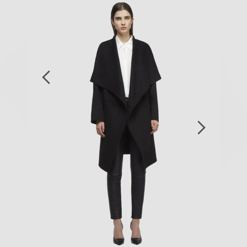 Rudsak Marsala black wool coat